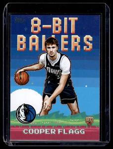 Cooper Flagg RC Insert 2025 Topps 8-Bit Ballers #8B-31 Rookie Basketball Card