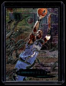 Kevin Garnett Metalized Insert 1996-97 Fleer Metal #224 Minnesota Timberwolves Basketball Card