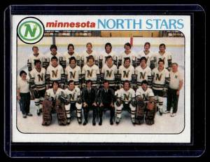 Minnesota North Stars 1978 Topps #199 Vintage Hockey Card