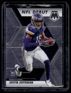 Justin Jefferson RC NFL Debut 2020 Mosaic #270 Rookie Minnesota Vikings Football Card