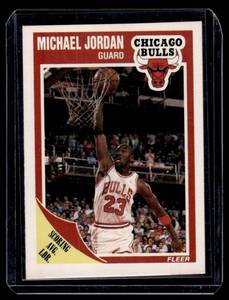 Michael Jordan 1989 Fleer #21 Basketball Card