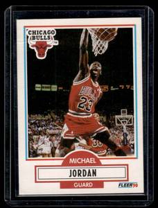 Michael Jordan 1990 Fleer #26 Basketball Card