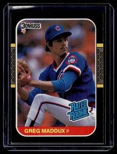 Greg Maddux RC 1987 Donruss #36 Rated Rookie Baseball Card