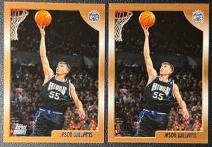 Jason Williams 2-Card Rookie Basketball Card Lot