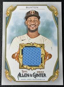 Byron Buxton Minnesota Twins 2022 Allen & Ginter Jersey Baseball Card No. AGRB-BB