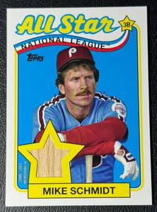 Mike Schmidt 2024 Topps All Star Game-Used Bat Piece Baseball Card No. 89ASR-MS