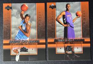 Carmelo Anthony & Chris Bosh 2003-04 2-Card Rookie Basketball Card Lot