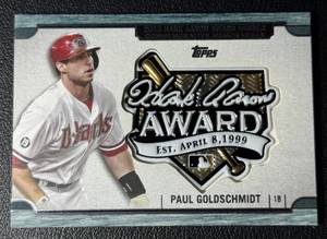 Paul Goldschmidt 2017 Topps Hank Aaron Commemorative Award Baseball Card No. HA-PG