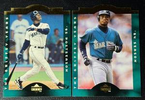 Ken Griffey Jr. 2-Card 1996 UD A Cut Above Insert Baseball Card Lot