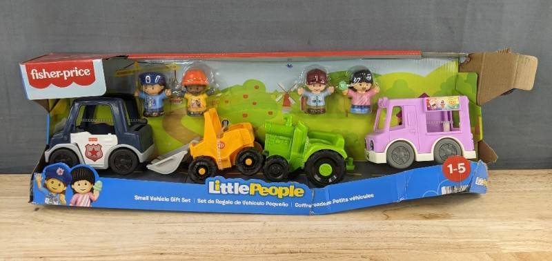 Fisher-Price Little People Small Vehicle Gift Set - Brand New A