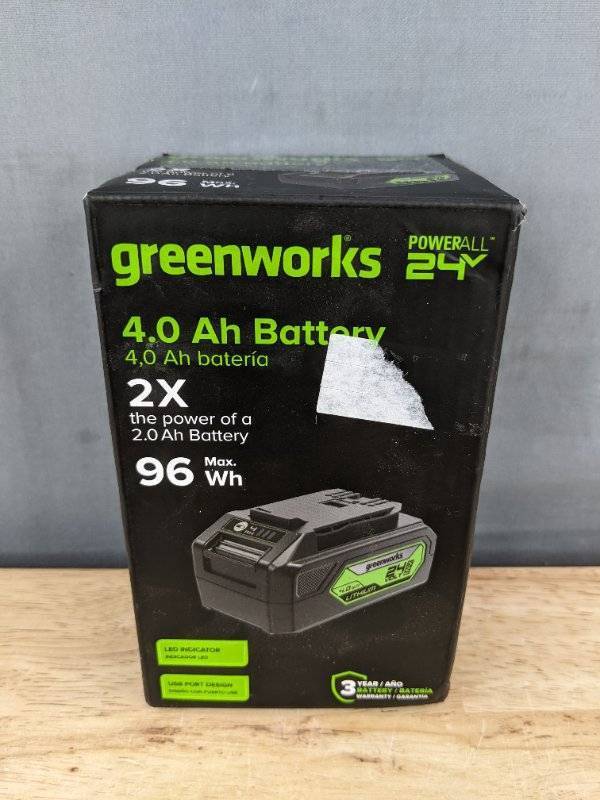 Greenworks PowerAll 24V 4.0 Ah Battery 96 Max Wh - Brand New