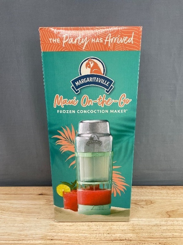 Margaritaville Maui On The Go Portable Frozen Drink Machine Margarita Blender $70 Retail - Brand New