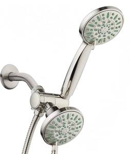 AquaDance Antimicrobial Anti-Clog High-Pressure 30-Setting Shower Combo - Brand New
