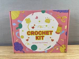 Cute Design Crochet Kit with Yarn - Brand New