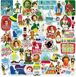 Buddy The Elf Vinyl Sticker Deluxe Variety Pack, 50 Total - Brand New