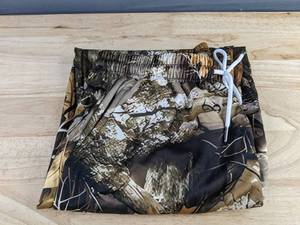 Boys Camouflage Pants Size Small - Elastic Waist with Drawstring & Side Pockets - New