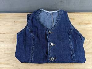 Denim Vest Dress - Womens Size Medium - Brand New