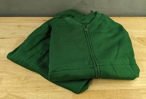 Sweat Suit - Green - Zip-Up Top & Elastic Waist Pants - Womens Size Large - Brand New
