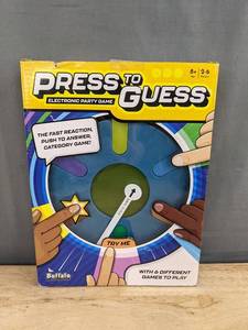Buffalo Games Press to Guess - Electronic Party Game - Brand New A