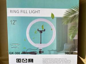ZOMEI QX-300 Ring Light 12 with Tripod Stand - New