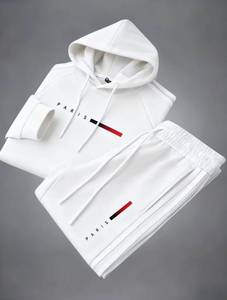 Jogging Set - Paris Themed - White - Mens Size XL - Brand New