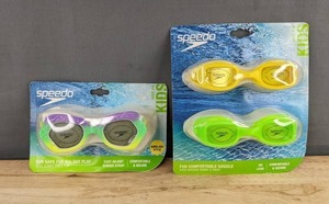 3 Speedo Sonic Kids Goggles - Ages 3-6 - Brand New A