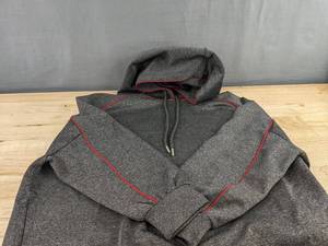Hooded Jogger Set - Mens Size Medium - Dark Gray - Brand New