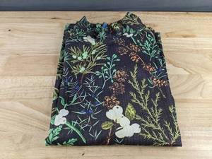 Womens Long Sleeve Top - Botanical Floral Print - Size XL - Brand New