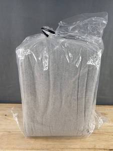 King Sheet Set - King Flat Sheet & King Fitted Sheet & 2 Pillowcases Gray - Brand New