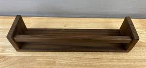 4-Pack Wooden Wall-Mount Shelves 16.5 x 4 x 3.5 in - New