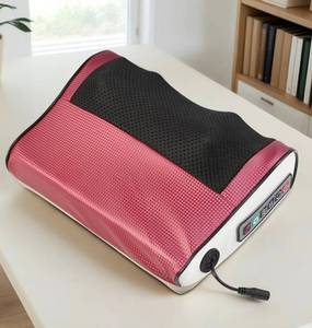 Cervical Massage Pillow Pink & Black - New