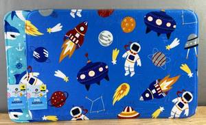 2 Comfort Bay Kids Bathmats 18 x 28 in - Space and Sharks - Brand New