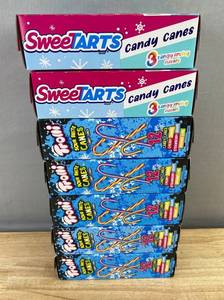 60 Trolli & 24 SweeTARTS Candy Canes - Brand New