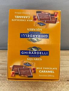 52 Ghirardelli Squares Milk Chocolate Caramel - Brand New