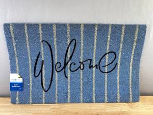 Welcome True Living Coir Doormat - 18 x 30 in - Brand New