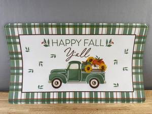 Perfect Harvest Happy Fall Yall Kitchen Mat 17 x 28.5 - Brand New
