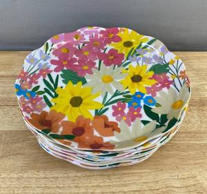 12 Melamine Dinner 10.5 Plates - Brand New