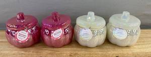 4 Halloween Mourning - 4 Spooky Soft & Sweet Candles - 7 oz Each - Brand New