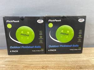 8 PickPeak P-40 Outdoor Pickleball Balls - Brand New&nbspA