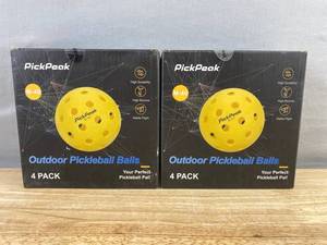 8 PickPeak M-40 Outdoor Pickleball Balls - Brand New&nbspA