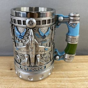 Air Force Tankard Mug Jet Plane Design - Brand New