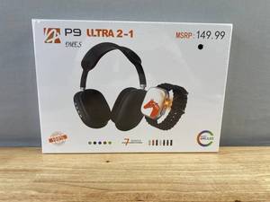 P9 Ultra 2-1 Headphones &amp Smart Watch - 7 Bands - Retail $149.99 - Brand New&nbspA