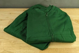 Sweat Suit - Green - Zip-Up Top & Elastic Waist Pants - Womens Size Medium - Brand New