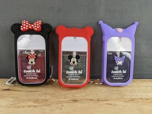 3 Touch Hi Power Mist Mickey &amp Minnie &amp Kuromi Hydrating Hand Sanitizers - Brand New&nbspA