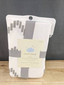 2 Cloud Island Jersey Crib Fitted Sheets 100% Cotton - Brand New&nbspA