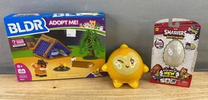 BLDR Bricks Red Fox & Campsite, Disney Wish Star Reveals & Zuru Smashers Dino Island Egg - Brand New A