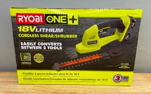 Ryobi ONE 18V Cordless Grass Shear and Shrubber Trimmer with Battery and Charger - Brand New