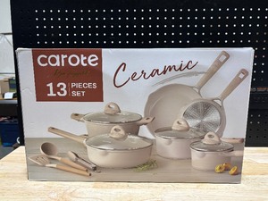 13 Piece Carote Ceramic Cookware