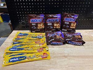 Snickers and Nerd Ropes