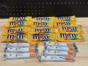 M&Ms and Worlds Finest Chocolate Bars